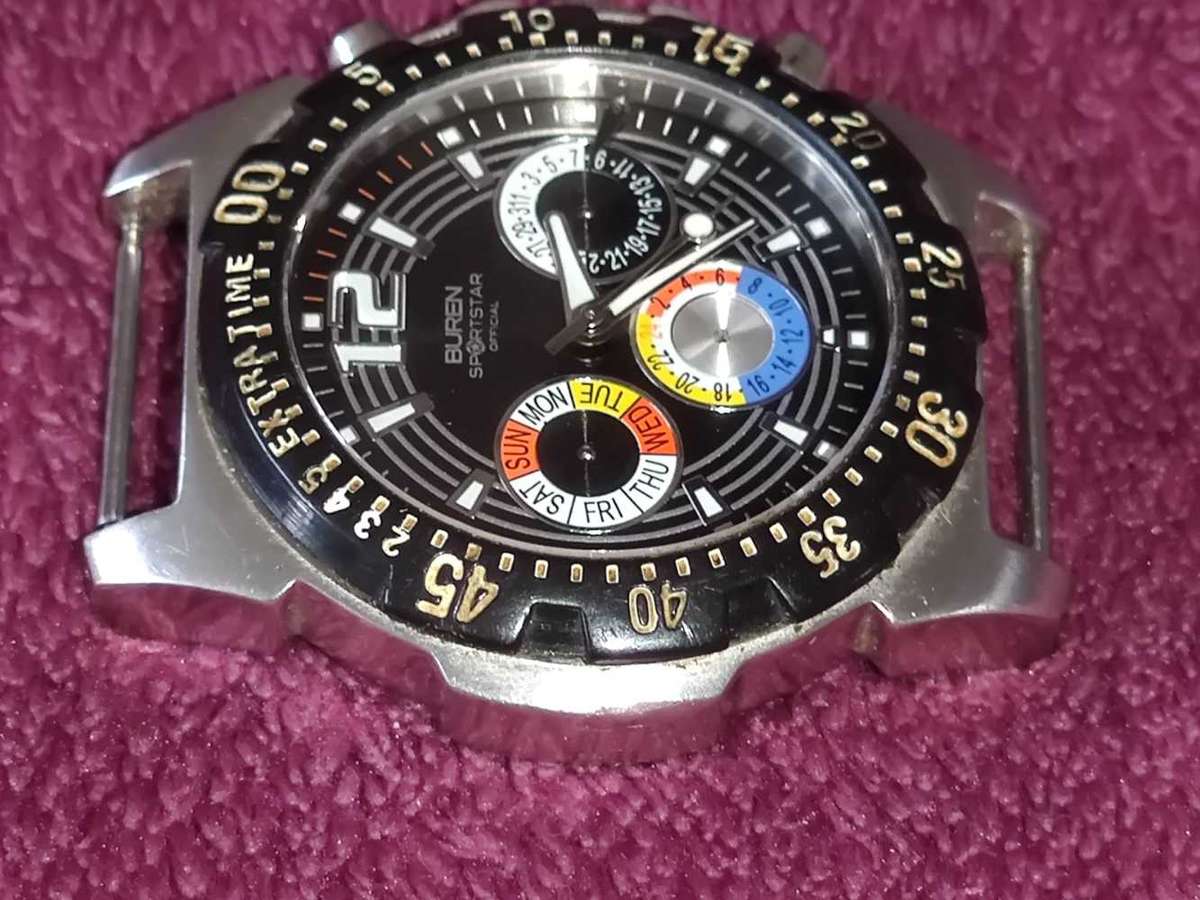 Buren Sportstar Official - Sapphire Crystal - Stainless Steel