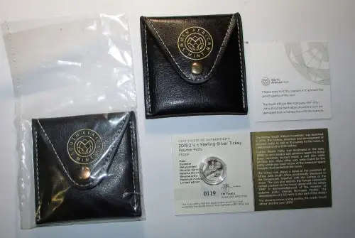 2019 SA Mint Silver Flypress Tickey - Polymer Putty ( Sealed) with Pouch and Cert of Authenticity