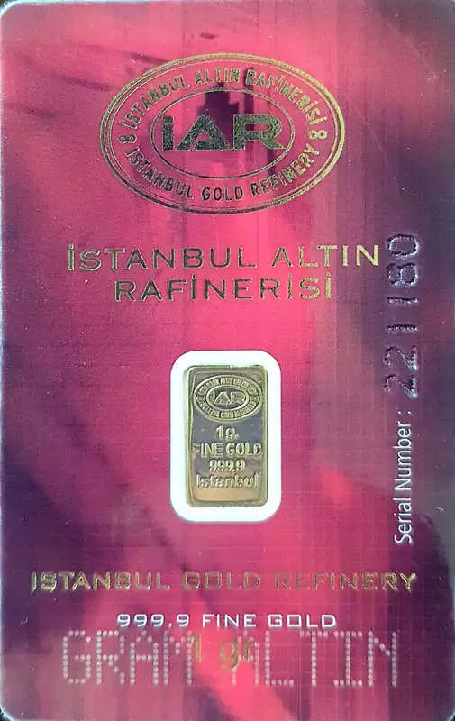 Istanbul Refinery 1Gram gold