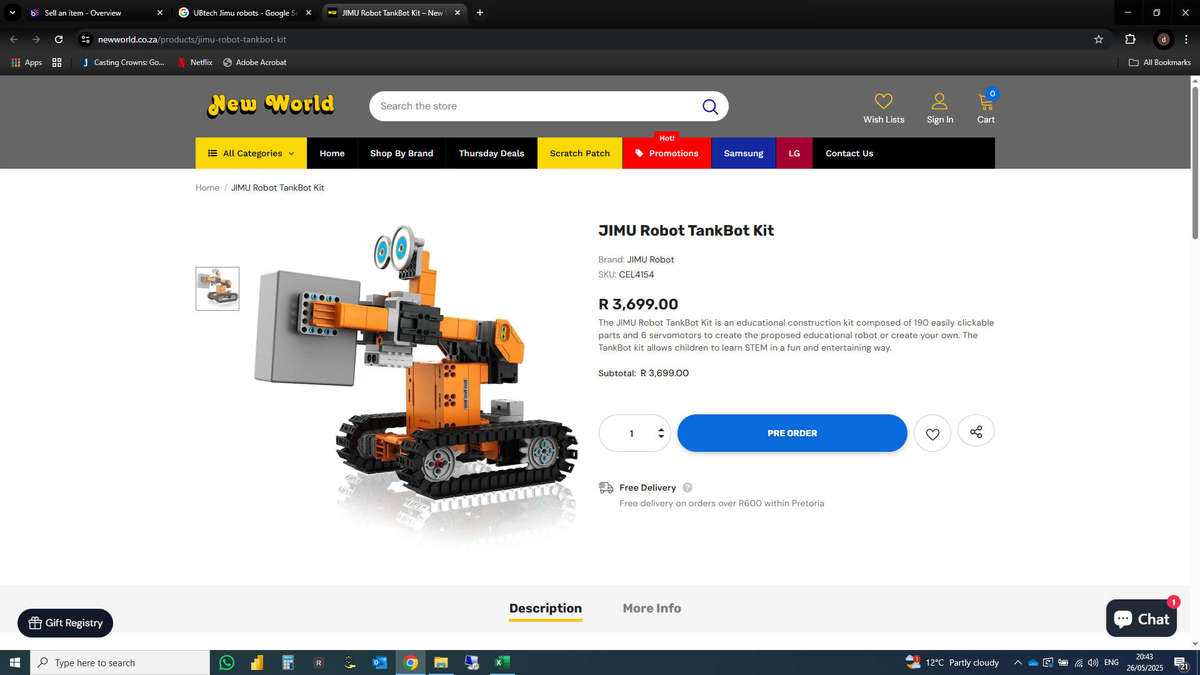 JIMU Robot TankBot Kit