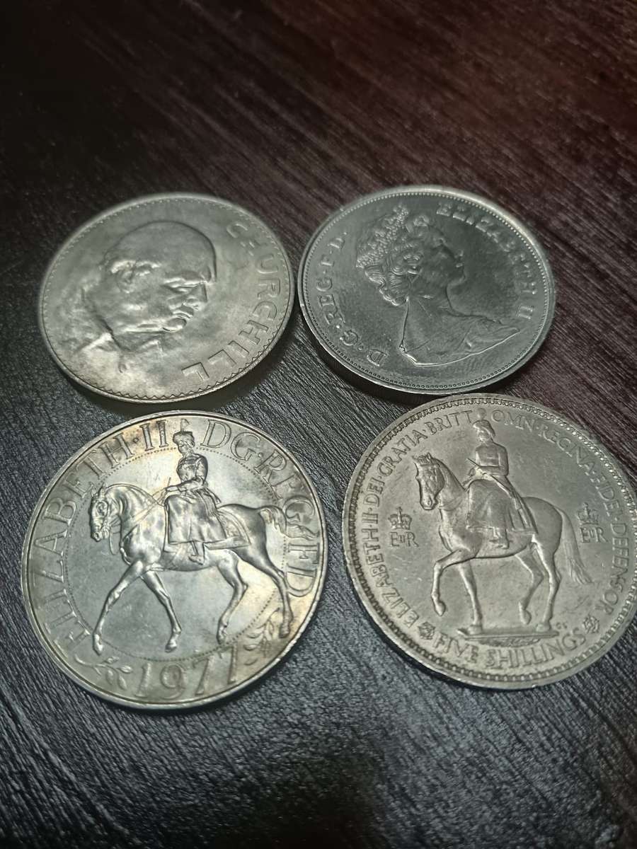 Great Britain Crowns 1965,1981,1977,1953