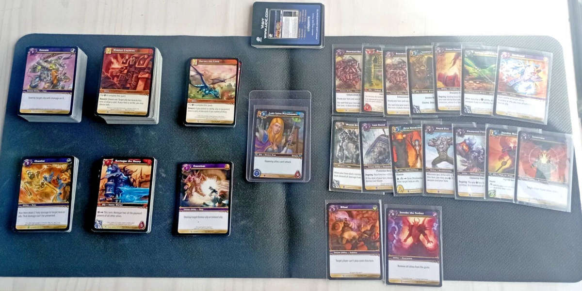 World of Warcraft TCG Collection  Approx 290 Cards  Incl Epic Jaina Proudmoore