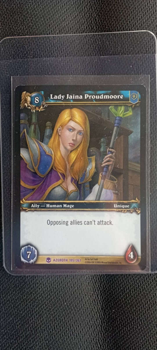 World of Warcraft TCG Collection  Approx 290 Cards  Incl Epic Jaina Proudmoore