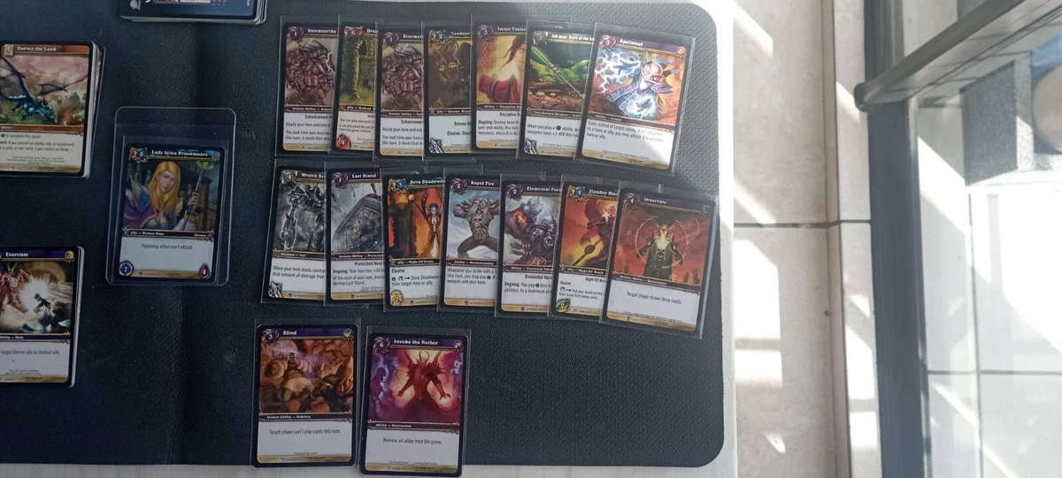 World of Warcraft TCG Collection  Approx 290 Cards  Incl Epic Jaina Proudmoore
