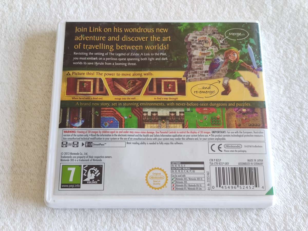 The Legend Of Zelda: A Link Between Worlds - Nintendo 3DS Game (EUR)