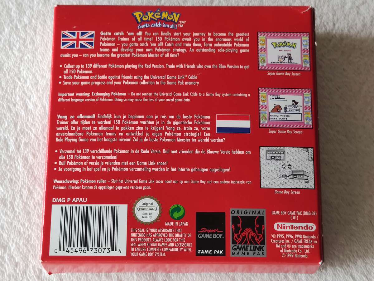 Pokemon Red - Nintendo Game Boy Color