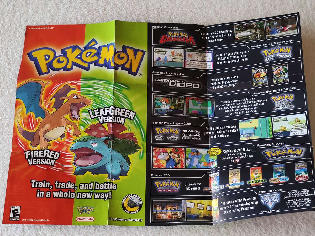 Pokemon FireRed Version - Nintendo Game Boy Advance