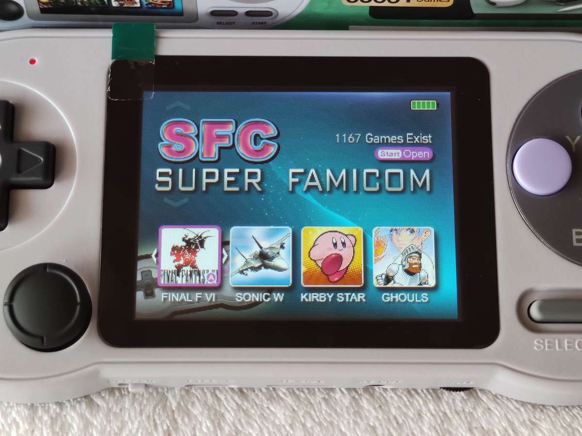 DATA FROG SF2000 Handheld Game Console