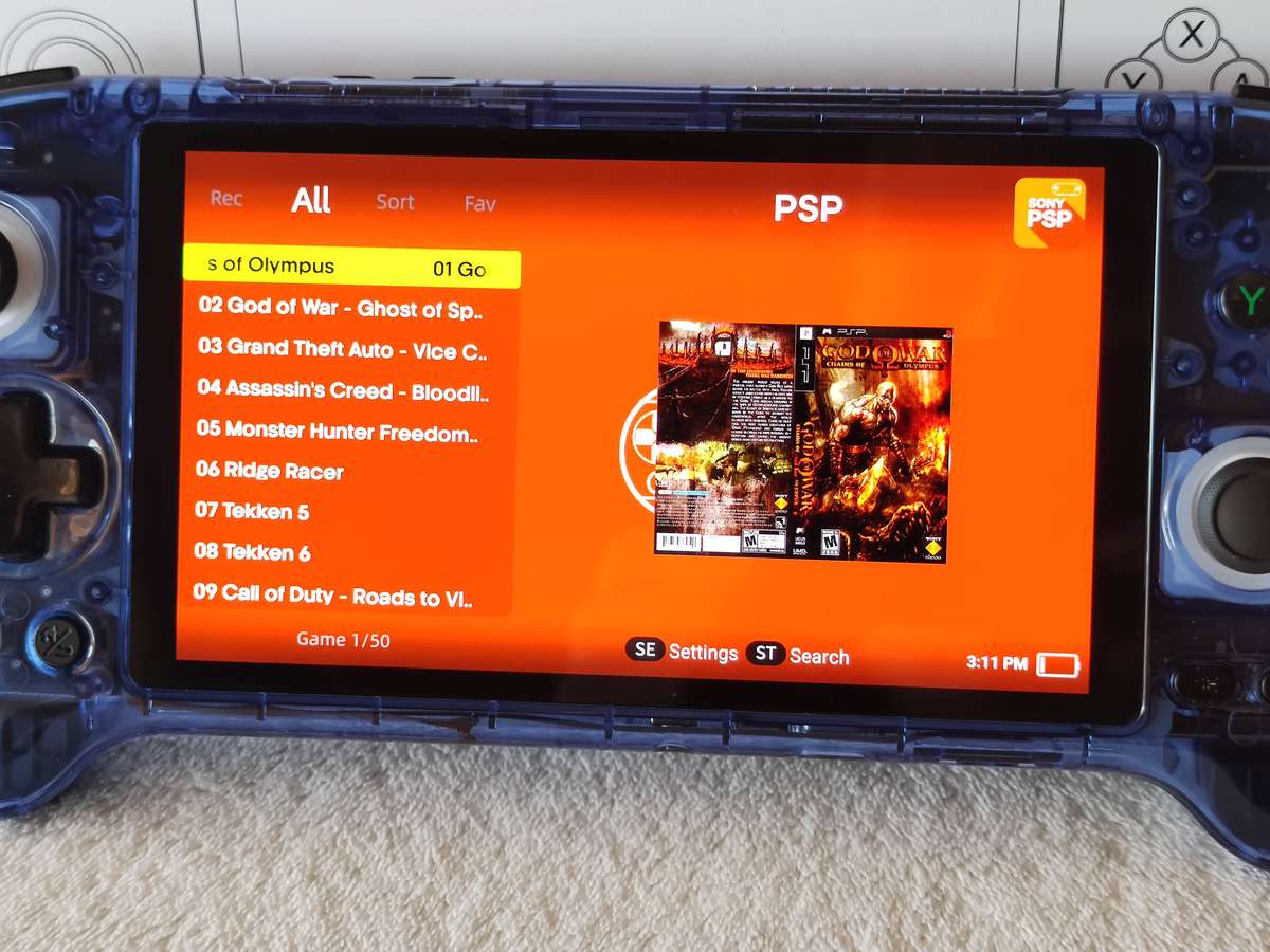 Anbernic RG556 Handheld Console - 5.5 HD Screen 256GB SD Card