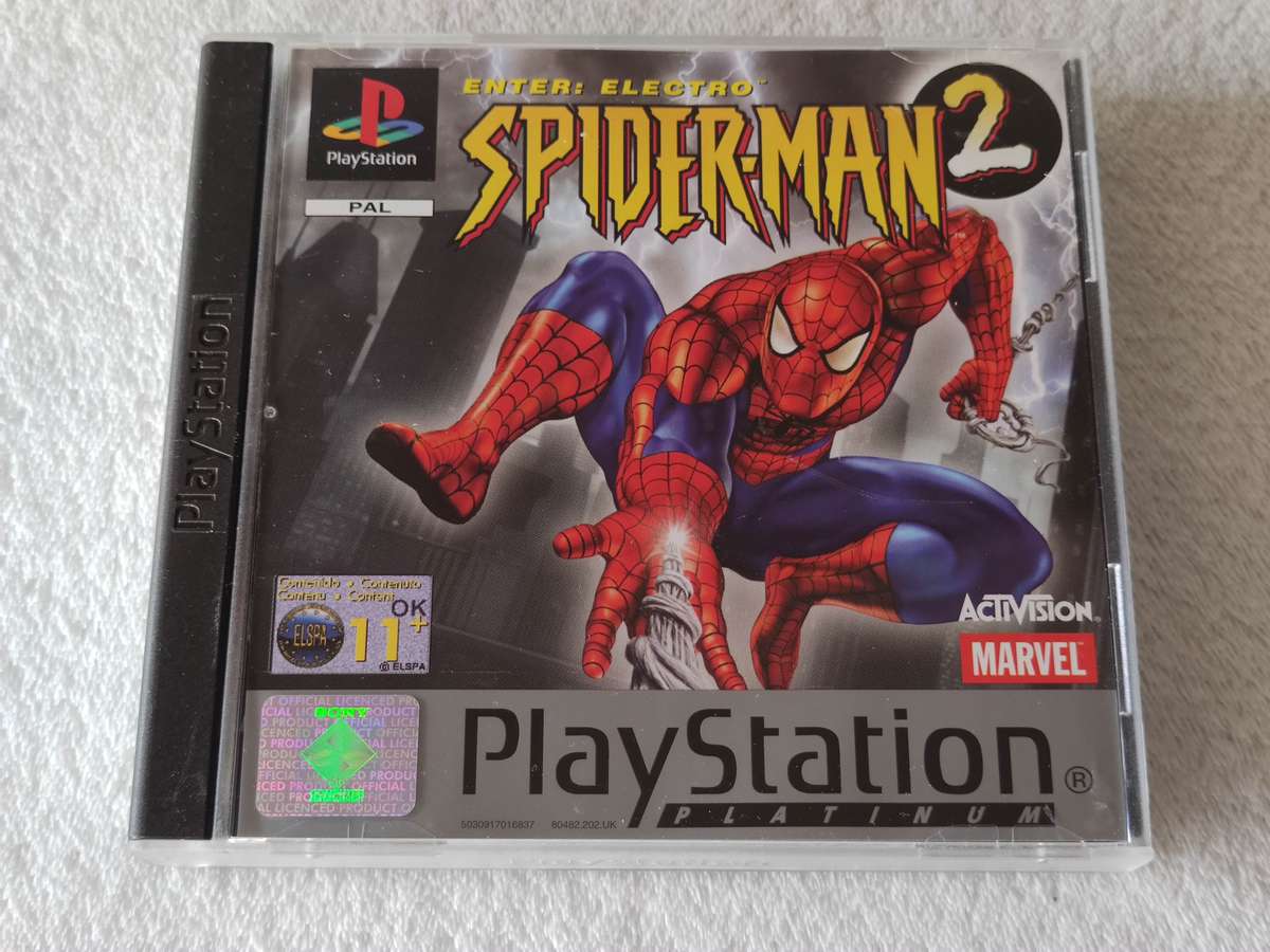 Spider-Man 2 Enter: Electro - PS1 / Playstation One Game (PAL)