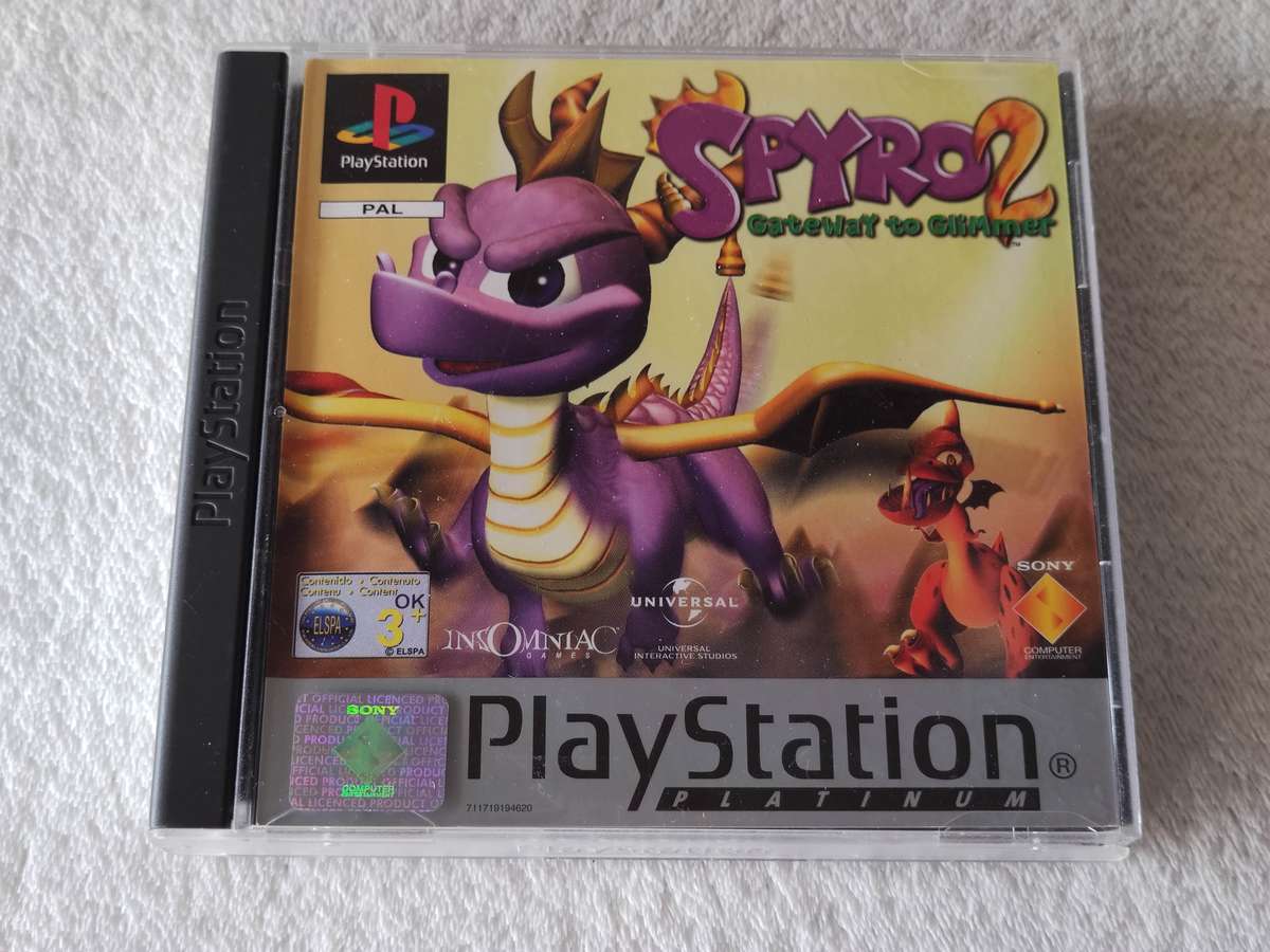 Spyro 2: Gateway To Glimmer - PS1 / Playstation One Game (PAL)