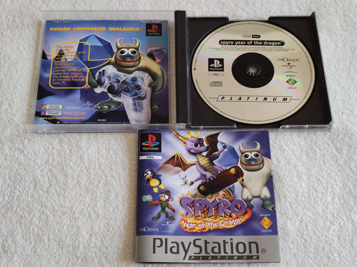 Spyro: Year Of The Dragon - PS1 / Playstation One Game (PAL)