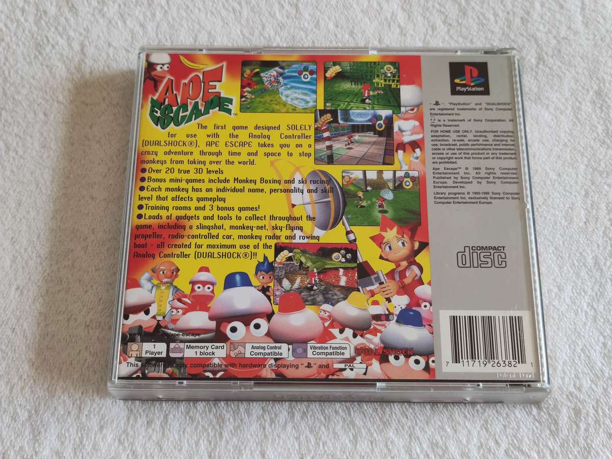 Ape Escape - PS1 / Playstation One Game (PAL)