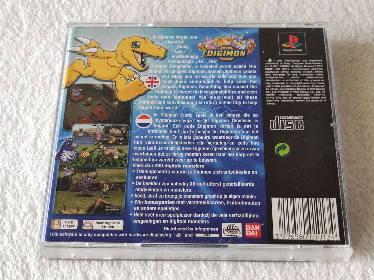 Digimon World - PS1 / Playstation One Game (PAL)