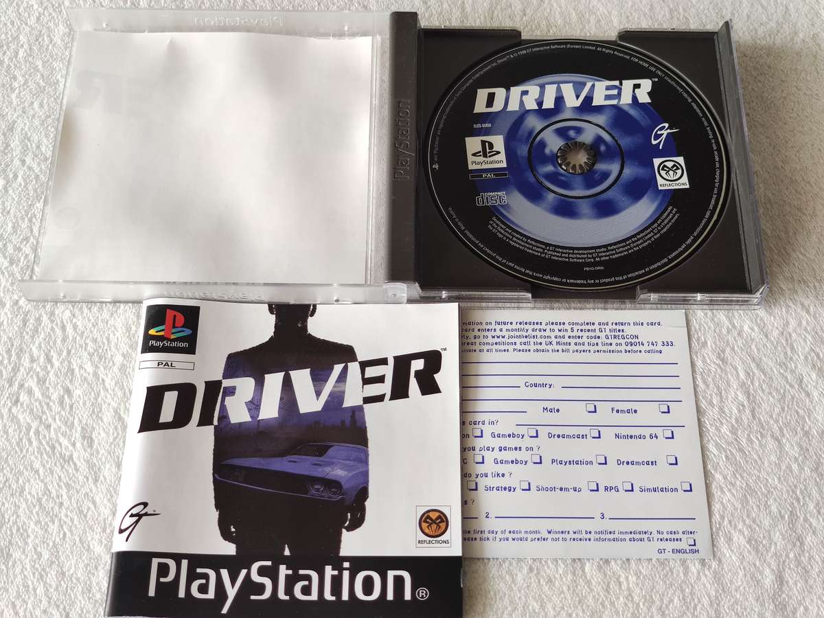 Driver - PS1 / Playstation One Game (PAL)