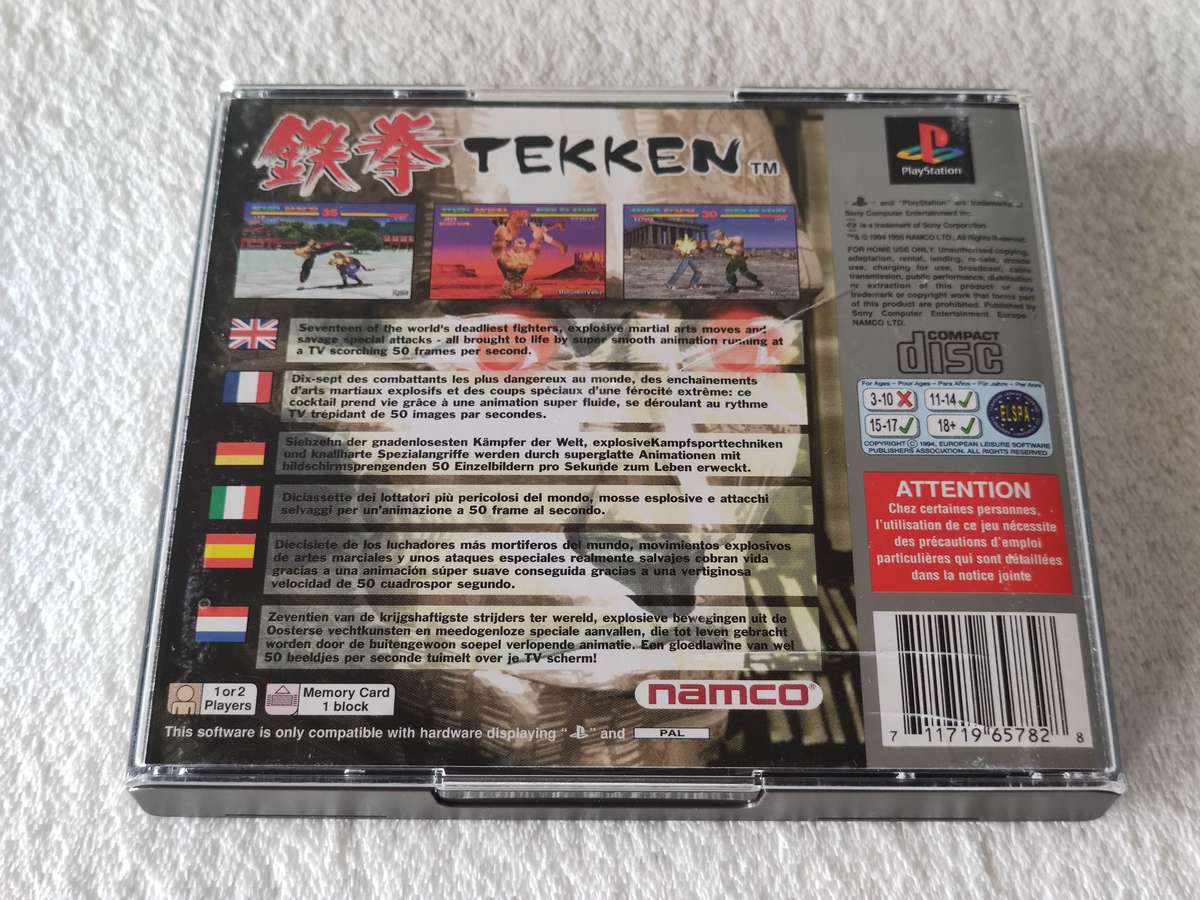 Tekken - PS1 / Playstation One Game (PAL)