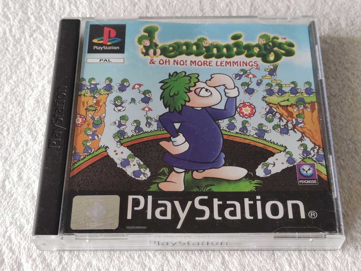 Lemmings & Oh No! More Lemmings - PS1 / Playstation One Game (PAL)