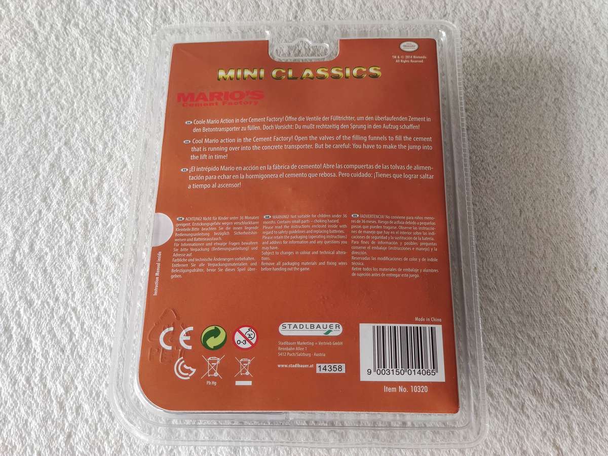 Nintendo Mini Classics Mario's Cement Factory - Game & Watch