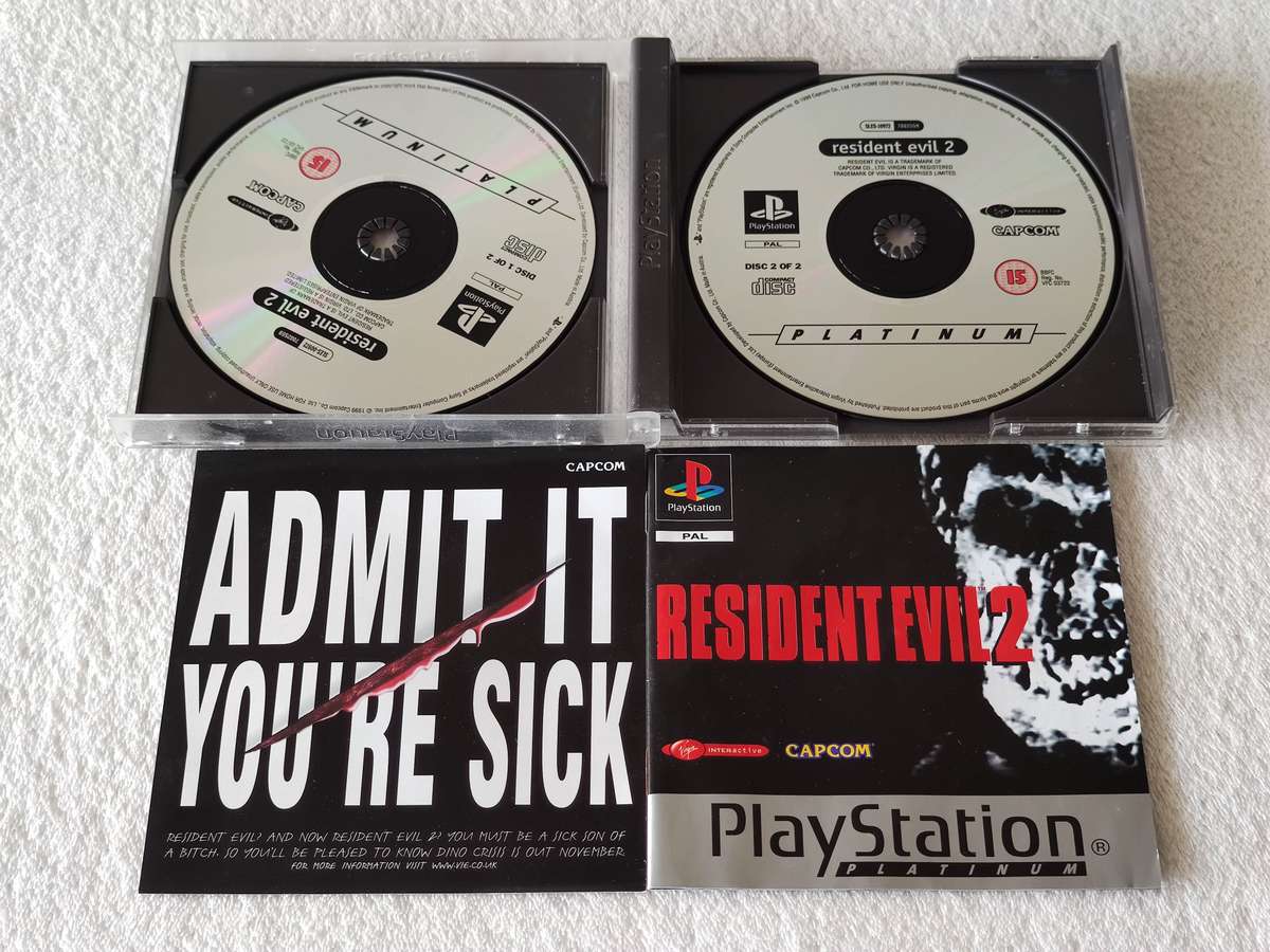 Resident Evil 2 - PS1 / Playstation One Game (PAL)