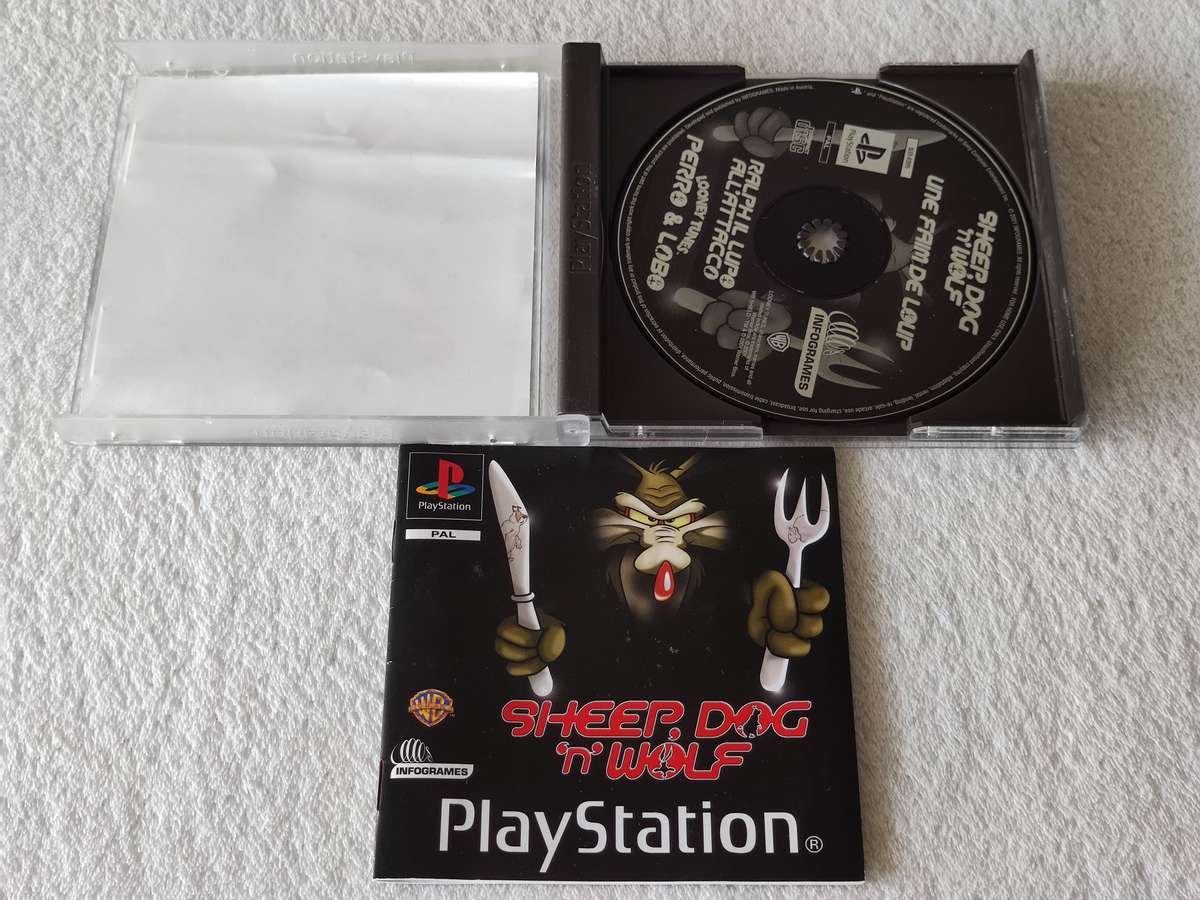 Sheep, Dog 'N' Wolf - PS1 / Playstation One Game (PAL)