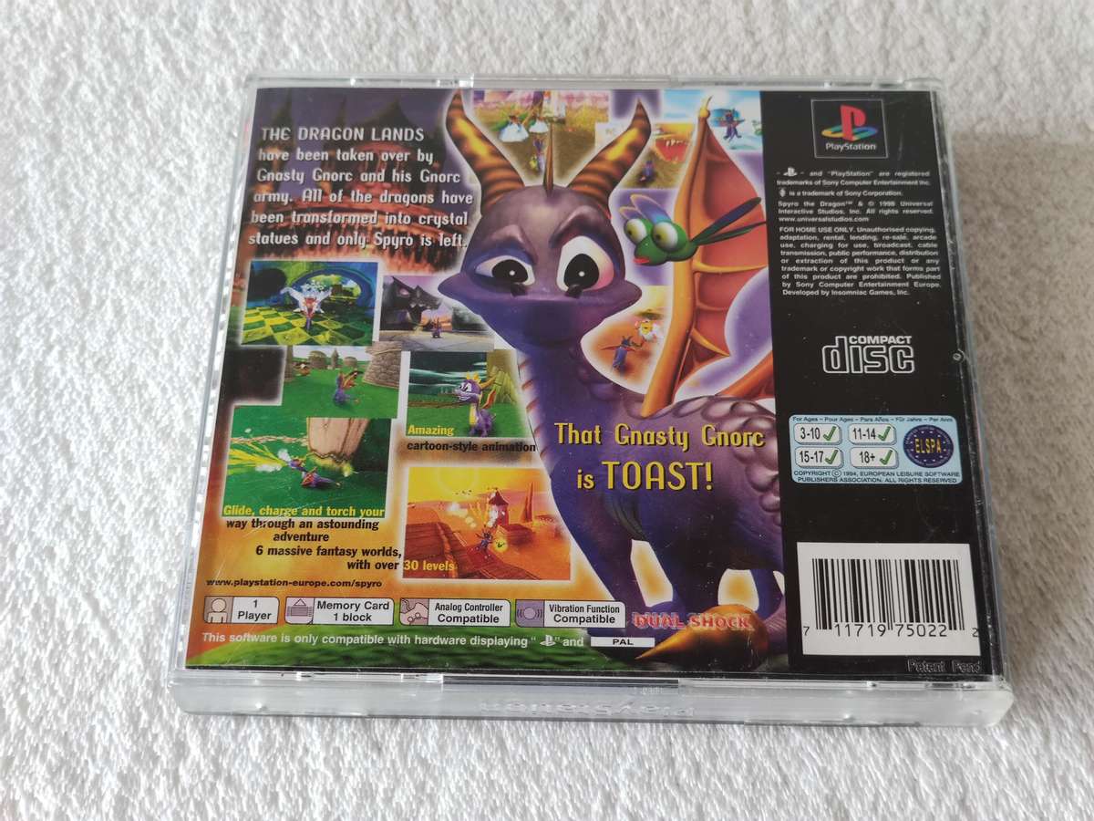 Spyro The Dragon - PS1 / Playstation One Game (PAL)