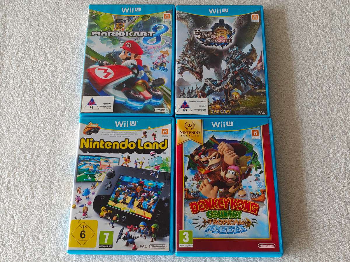 Nintendo Wii U Console + Games