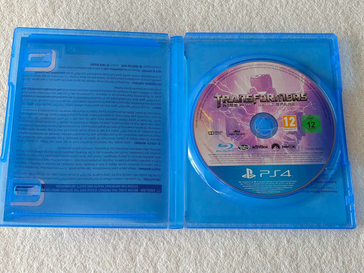 Transformers Rise Of The Dark Spark - PS4 / Playstation 4 Game