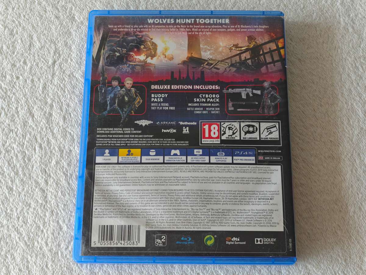Wolfenstein Youngblood - PS4 / Playstation 4 Game