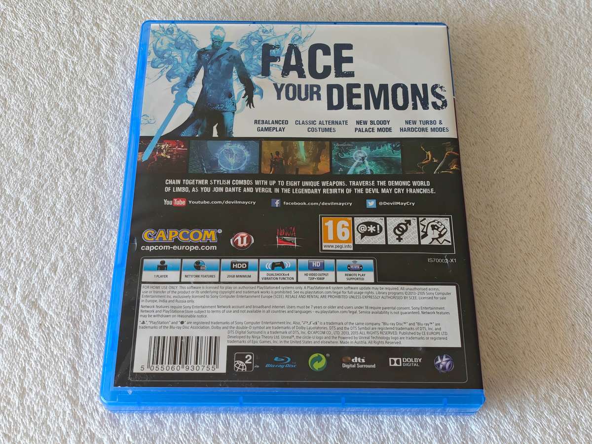 DMC Devil May Cry - PS4 / Playstation 4 Game