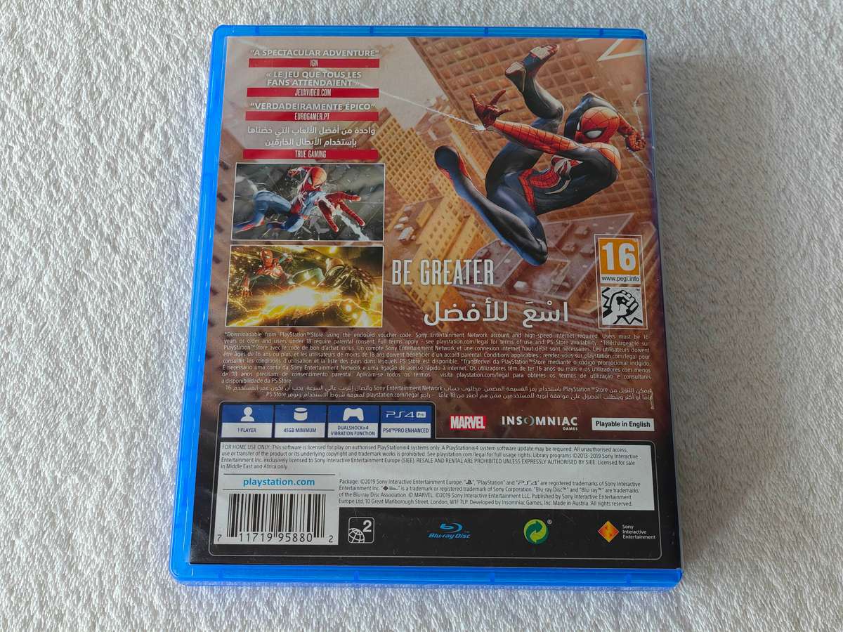 Marvel Spider-Man - PS4 / Playstation 4 Game