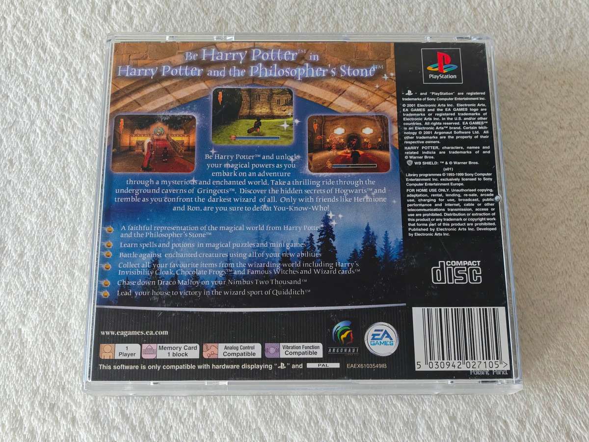 Harry Potter And The Philosophers Stone - PS1 / Playstation One Game (PAL)