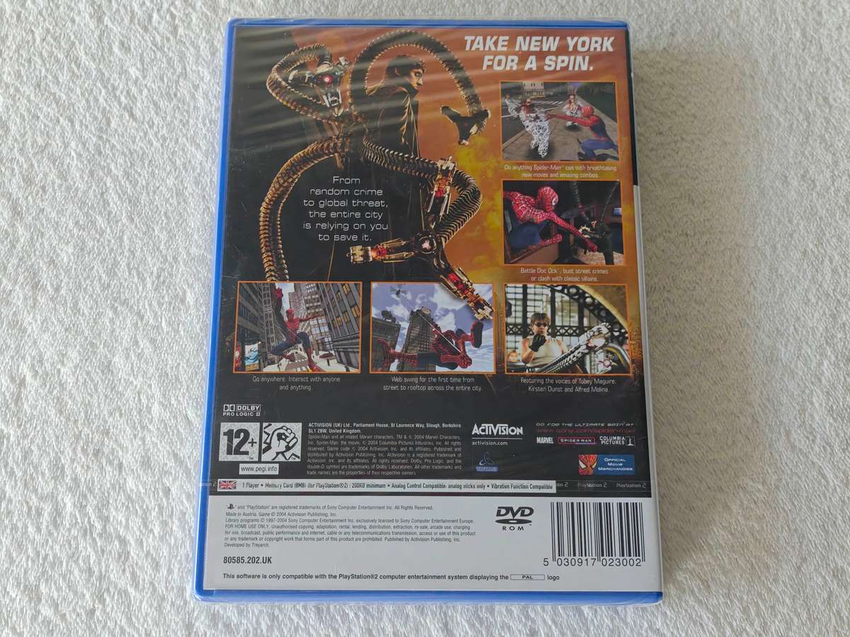 Spider-Man 2 - PS2/Playstation 2 Game (PAL)