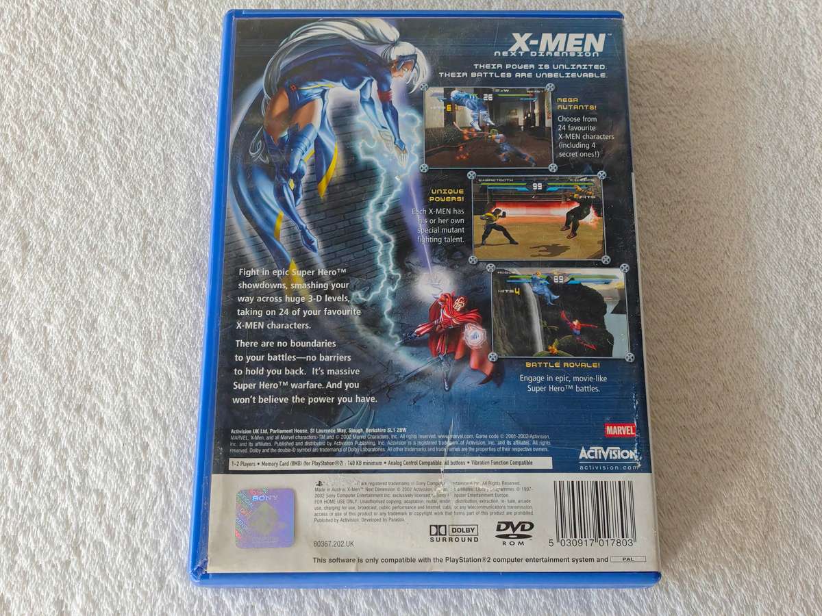 X-Men Next Dimension - PS2/Playstation 2 Game (PAL)