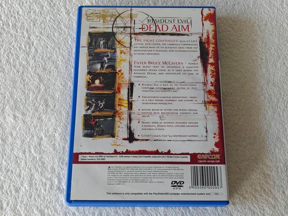 Resident Evil Dead Aim - PS2/Playstation 2 Game (PAL)