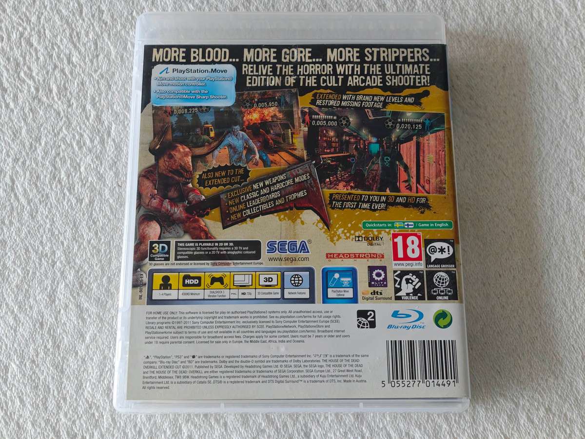 The House Of The Dead Overkill Extended Cut - PS3/Playstation 3 Game