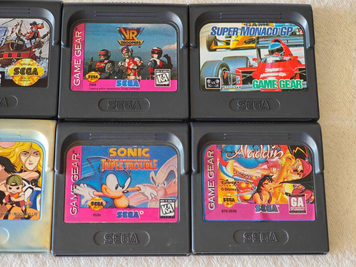 SEGA Game Gear Console + Games + TV Tuner