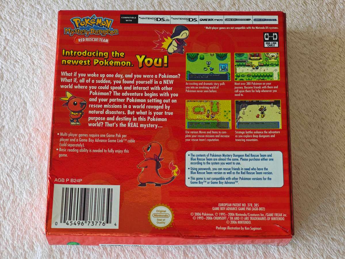 Pokemon Mystery Dungeon: Red Rescue Team - Nintendo Game Boy Advance