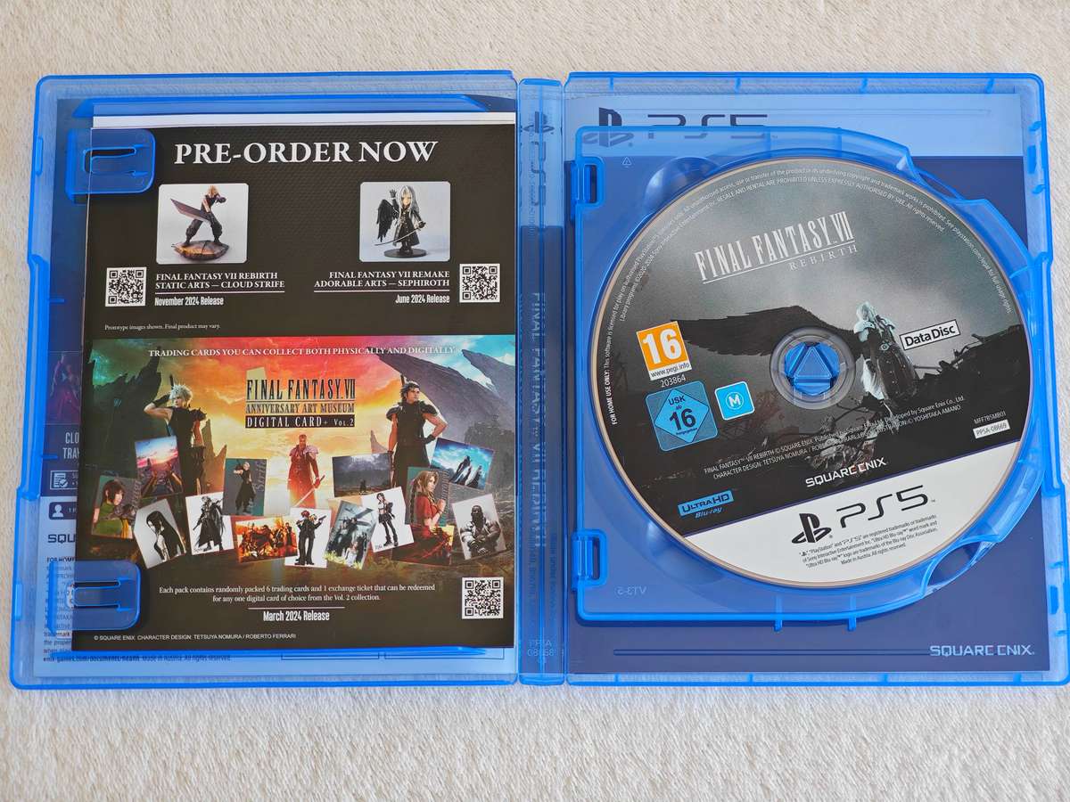 Final Fantasy VII Rebirth + Steelbook - PS5 / Playstation 5 Game