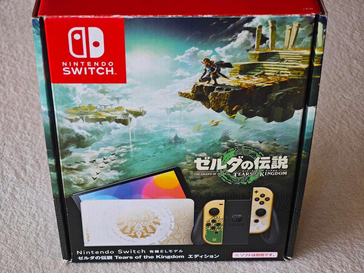 Nintendo Switch OLED Console - The Legend Of Zelda Tears Of The Kingdom Edition