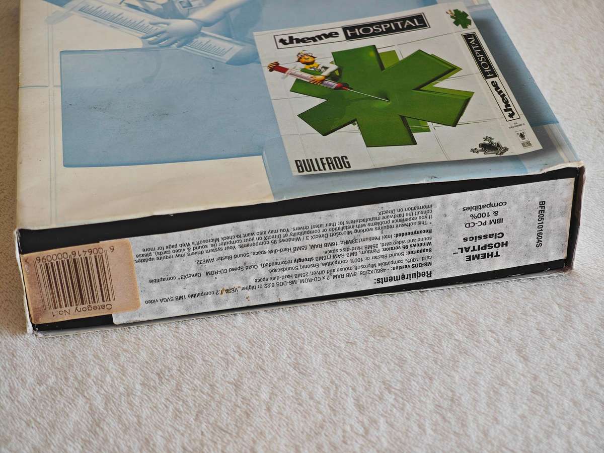 Theme Hospital - Big Box Windows PC Game