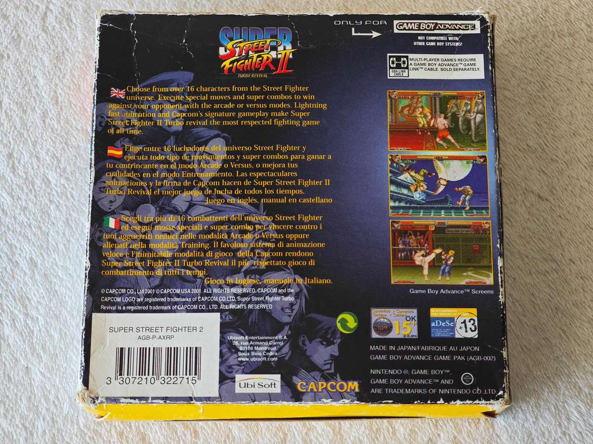 Super Street Fighter II Turbo Revival - Nintendo Game Boy Advance