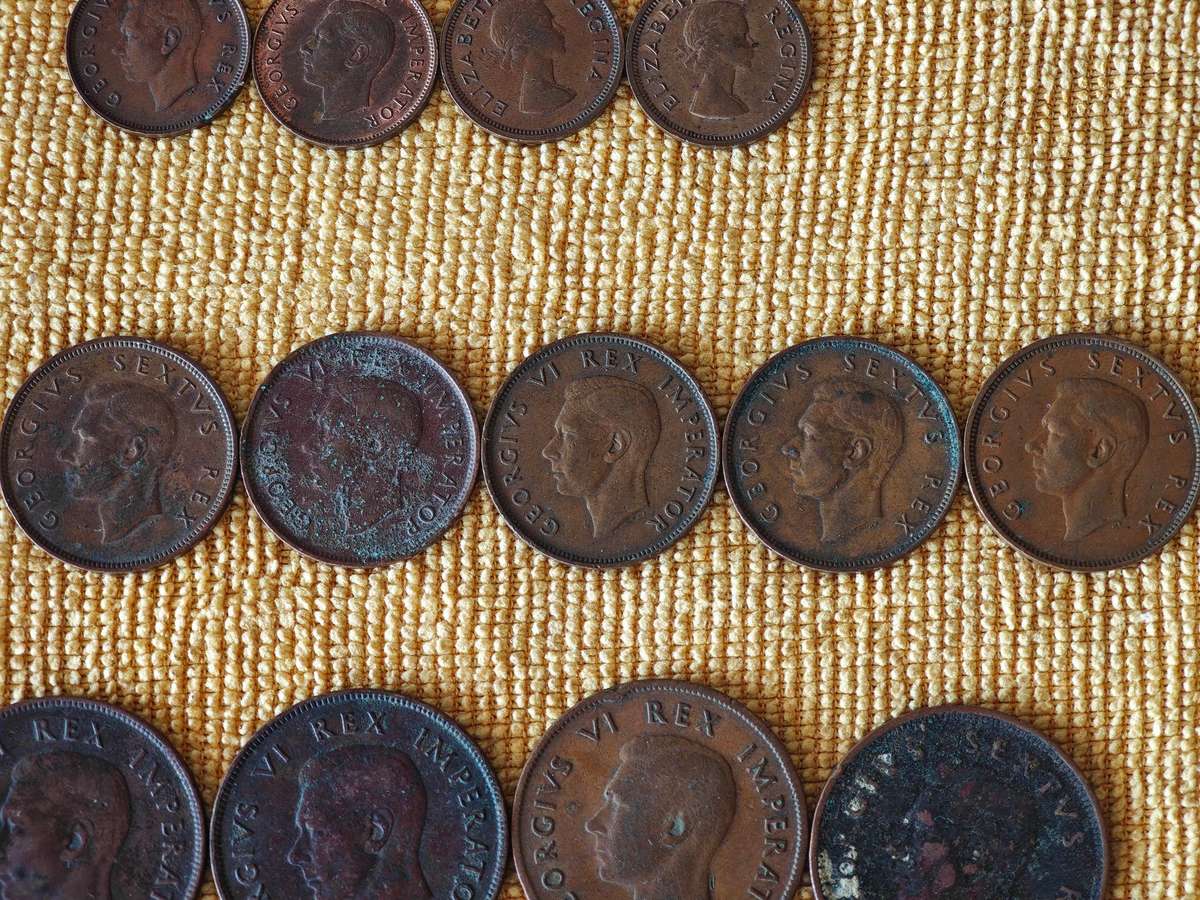 Various South African coins (41 coins total)