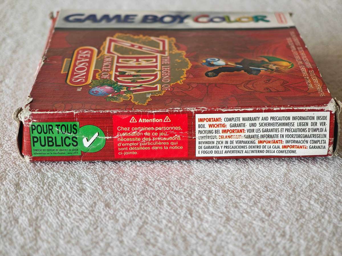 The Legend Of Zelda: Oracle Of Seasons - Nintendo Game Boy Color