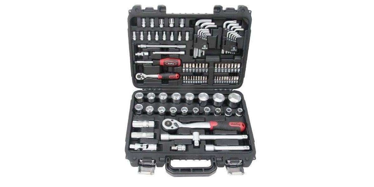 Ampro 98 Piece Socket and Bit Set 14 & 12 Bolt Fit