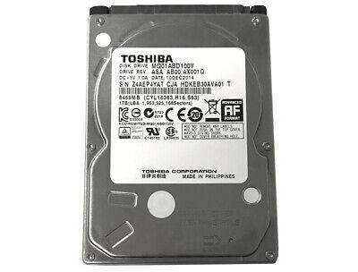 Toshiba MQ01ABD100V 2.5'' 1TB  Hard Disk Drive Preowned