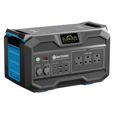 Switched 2400W/2496Wh Power Station with UPS - Openbox