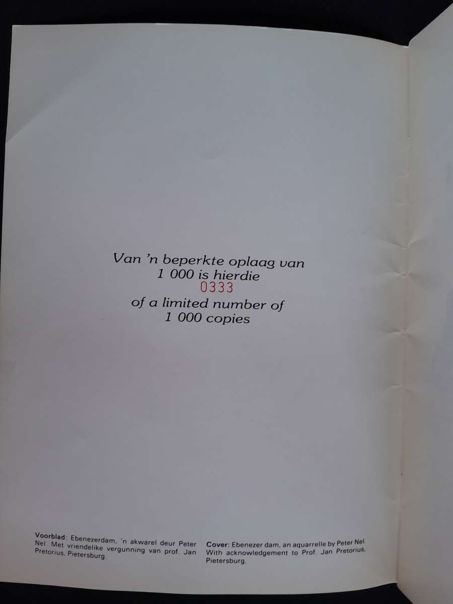 Haenertsberg 100 1887-1987 - Compiled By Louis Changuion