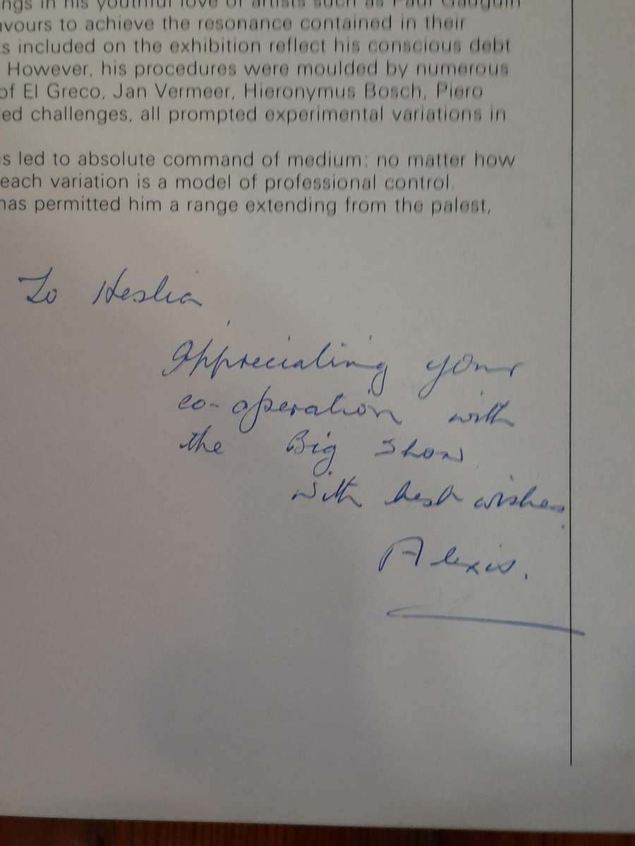 Alexis Preller retrospective - Pretoria Art Museum Oct 24 - Nov 26 1972