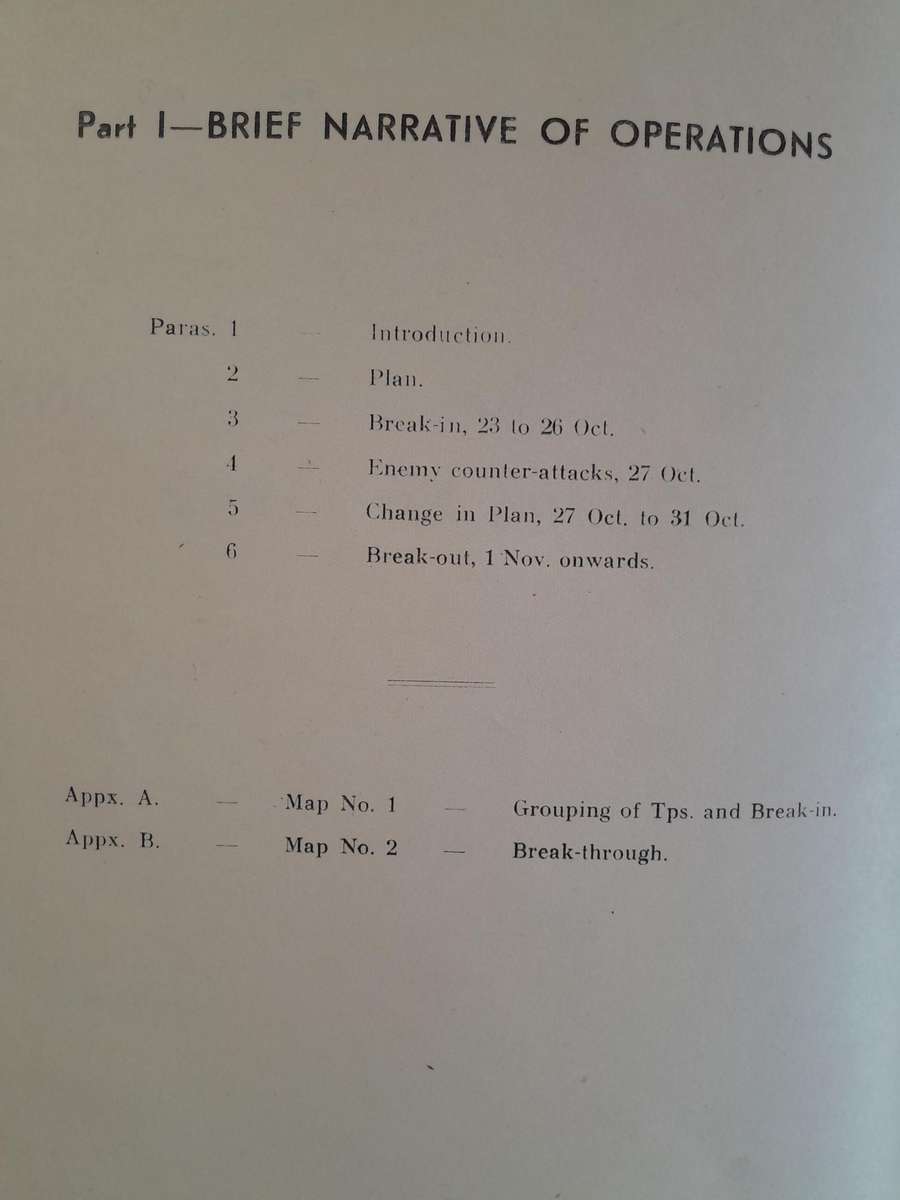 Lessons from Operations - M.E.T.M. No. 7 - 2nd Battle of Alamein - Oct. and Nov. 1942