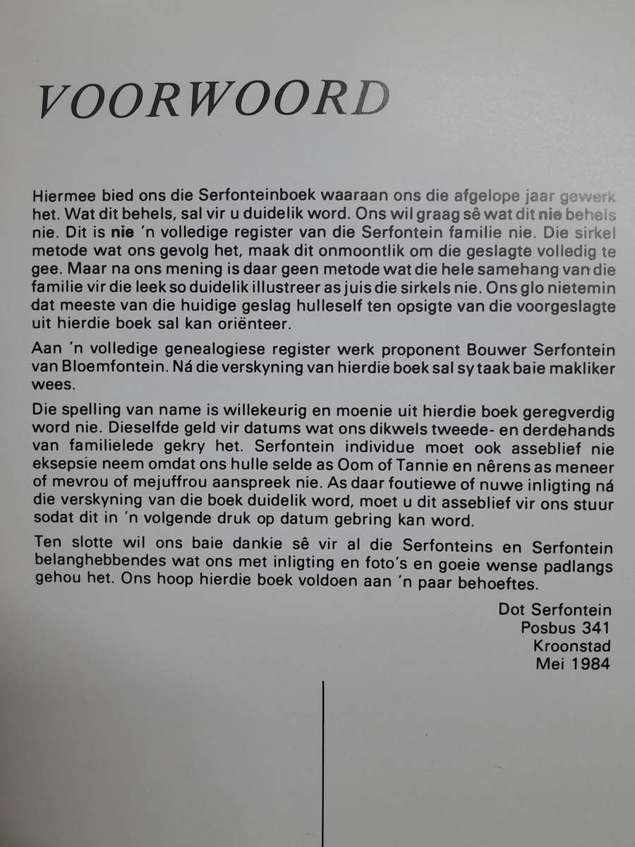 Signed Copy - Serfontein-Atlas - Dot Serfontein